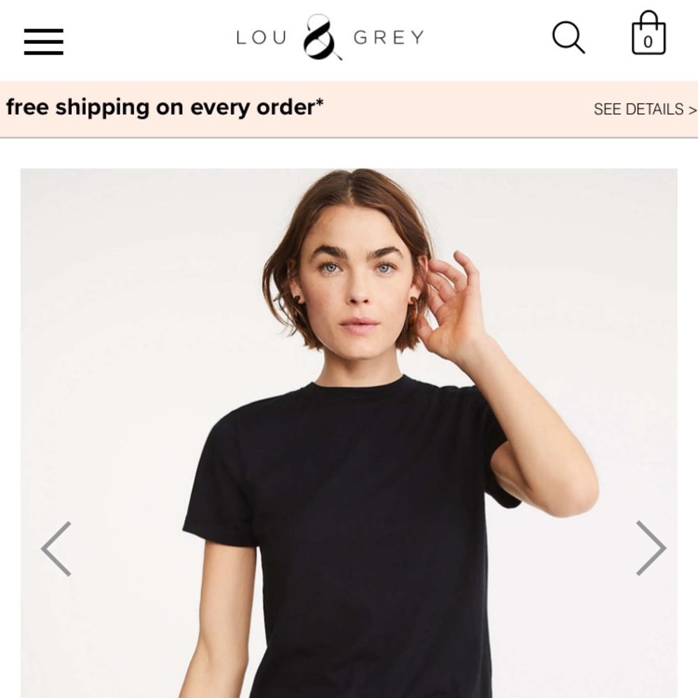 Bundle of three Lou & Grey “Softserve” tees.